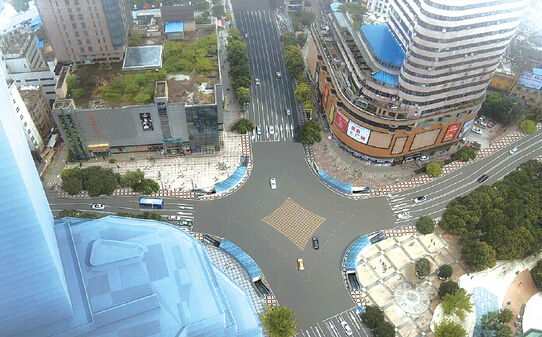 来到贵阳市城乡规划局,在3楼办公室内,记者找到了熟悉贵阳市大十字