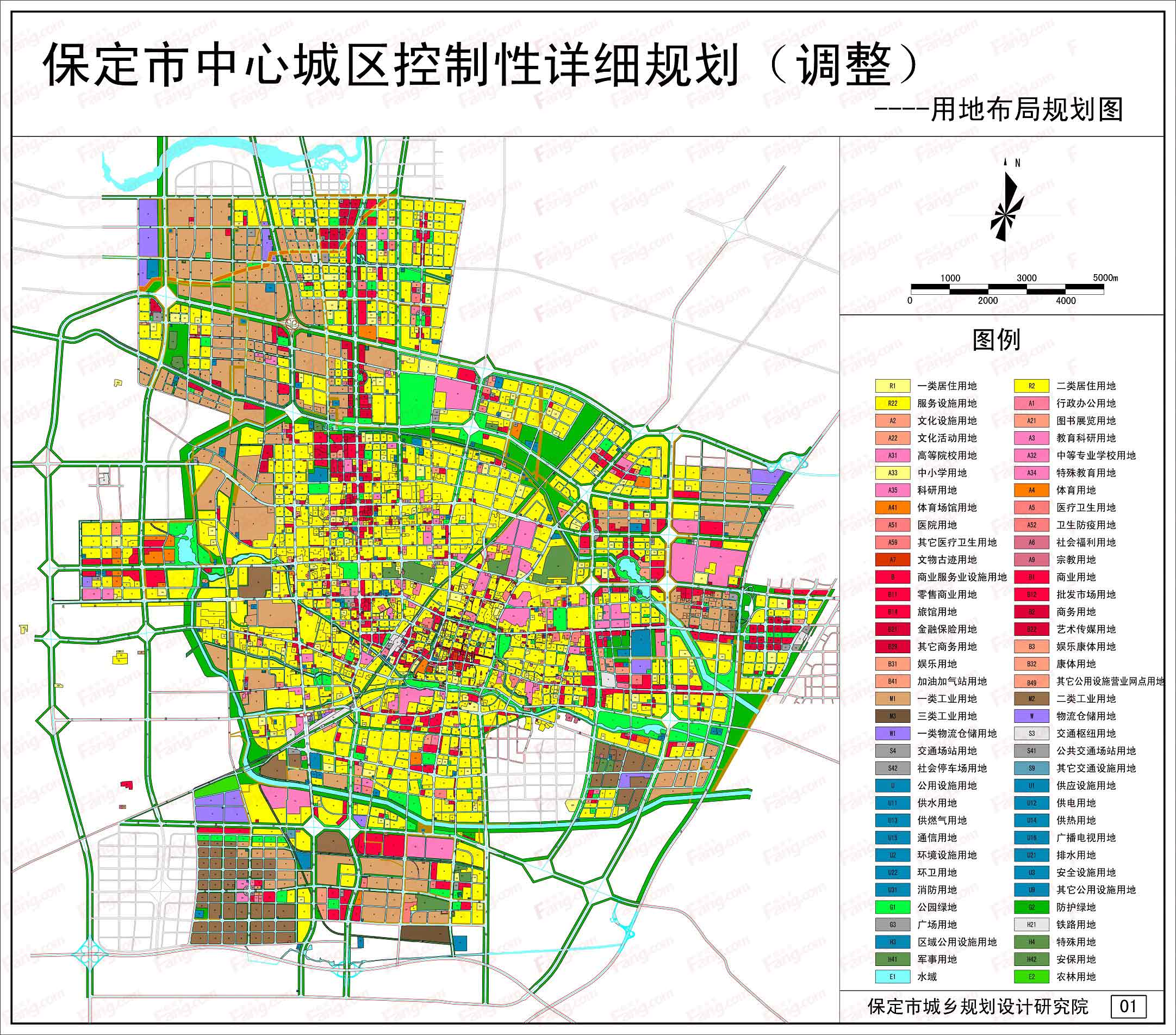 保定 城区控制性详细规划批前公示