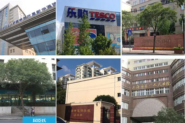 东花园周边配套图